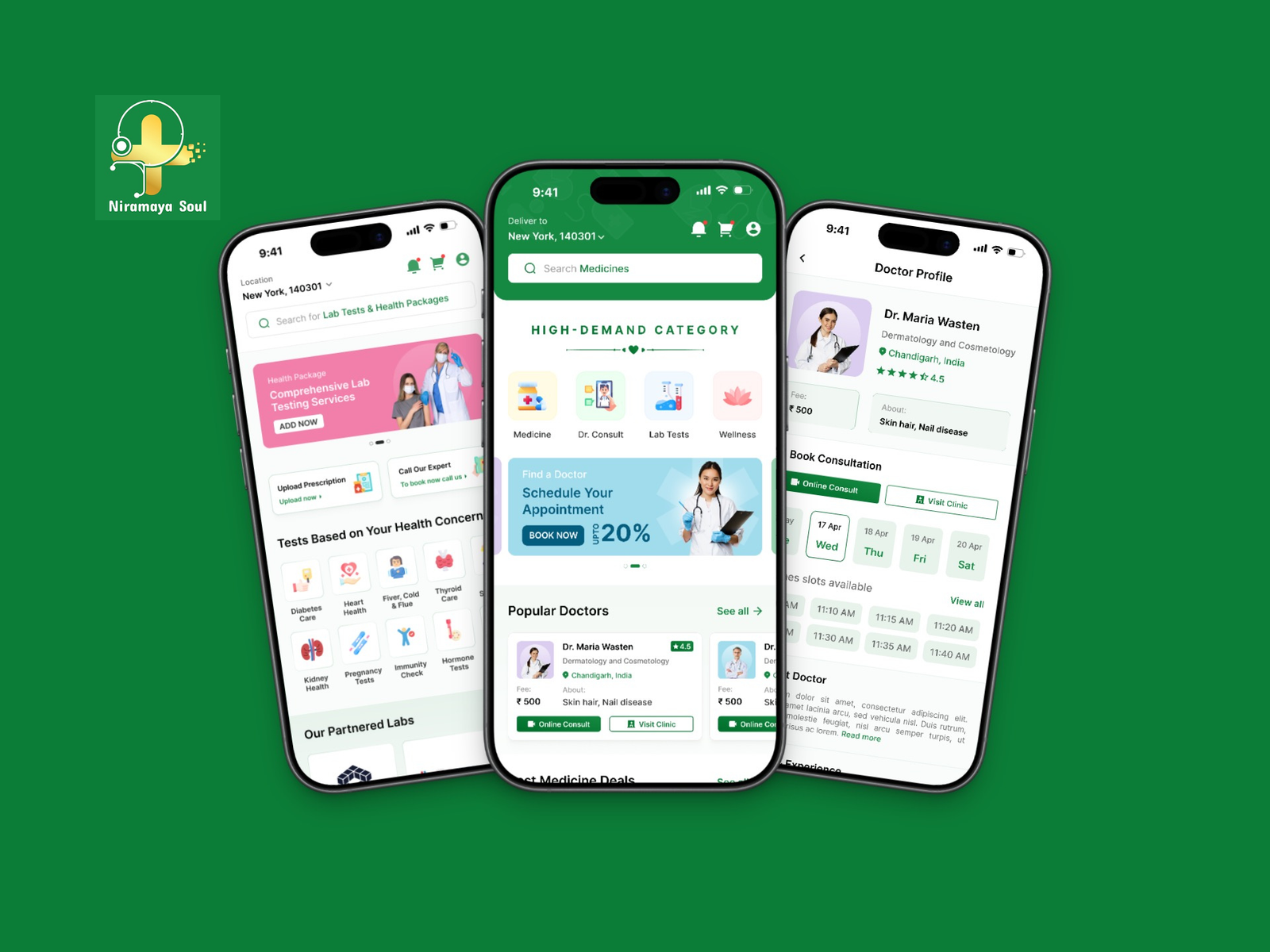 NiramayaSoul — holistic healthcare app
