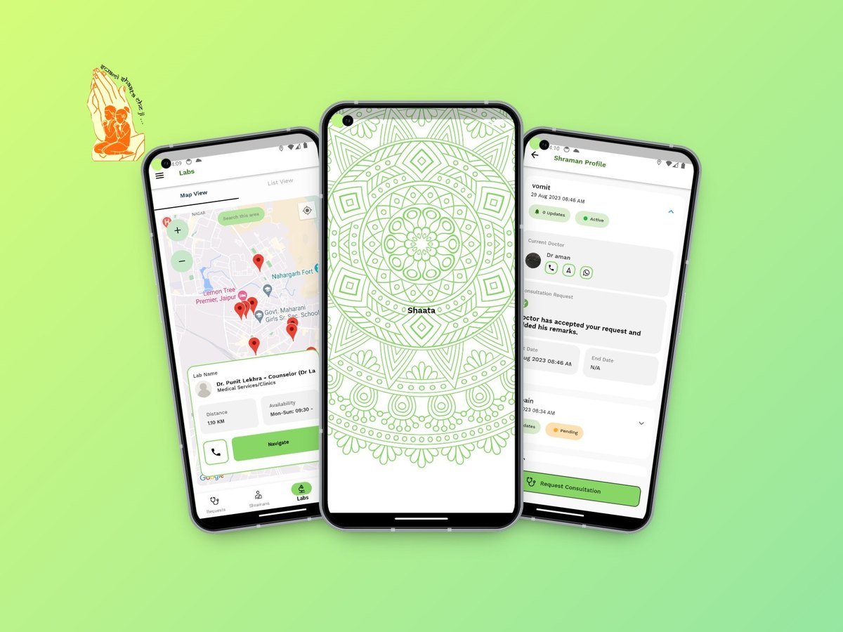 Shaata — healthcare support app