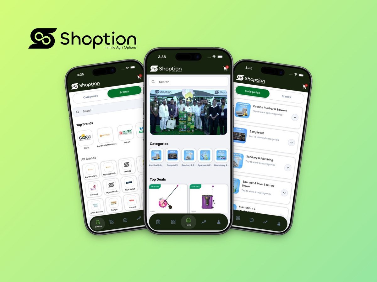 Shoption — B2B irrigation trade app